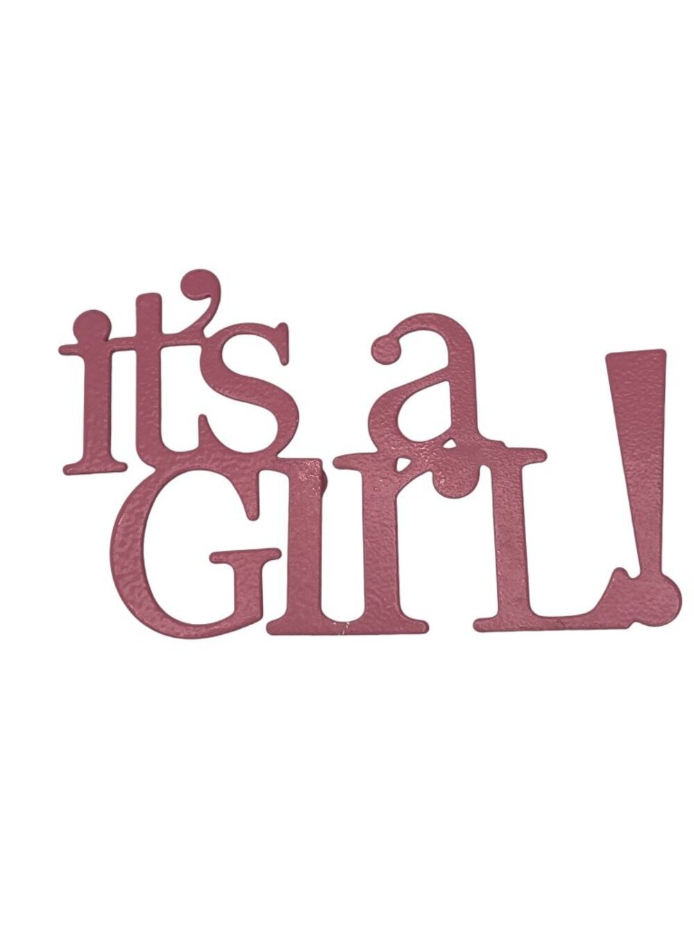 Embellish Your Story It's A Girl Pink Magnet Roeda Studio Baby Decor